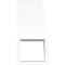 Ekena Millwork 3 1/2-in. W x 8-in. D x 8-in. H Funston Architectural Grade PVC Knee Brace BRCP035X08X08FST - alternate 5